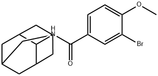 N-(2-adamantyl)-3-bromo-4-methoxybenzamide Struktur