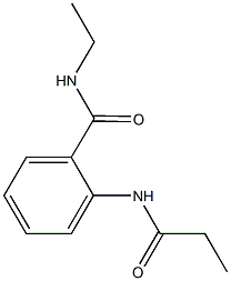N-ethyl-2-(propionylamino)benzamide,59525-18-7,结构式
