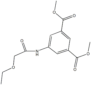 600139-13-7 dimethyl5-[(ethoxyacetyl)amino]isophthalate