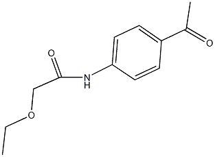 N-(4-acetylphenyl)-2-ethoxyacetamide Structure