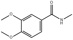 3,4-dimethoxy-N-methylbenzamide Struktur
