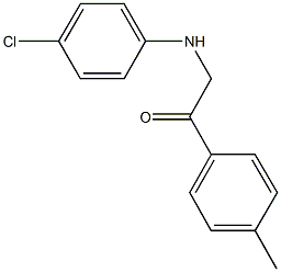 2-(4-chloroanilino)-1-(4-methylphenyl)ethanone Structure