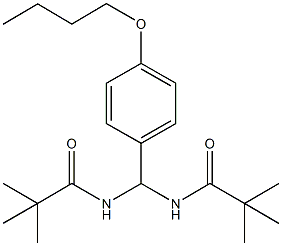 609331-24-0 N-{(4-butoxyphenyl)[(2,2-dimethylpropanoyl)amino]methyl}-2,2-dimethylpropanamide