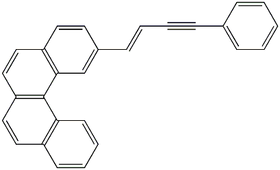 2-(4-phenyl-1-buten-3-ynyl)benzo[c]phenanthrene Struktur