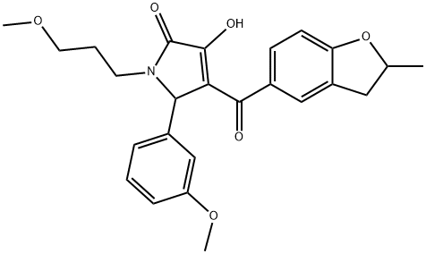 618411-57-7 3-hydroxy-5-(3-methoxyphenyl)-1-(3-methoxypropyl)-4-[(2-methyl-2,3-dihydro-1-benzofuran-5-yl)carbonyl]-1,5-dihydro-2H-pyrrol-2-one