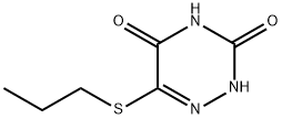 6-(propylsulfanyl)-1,2,4-triazine-3,5(2H,4H)-dione Structure