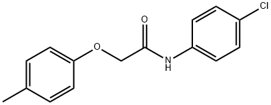 N-(4-chlorophenyl)-2-(4-methylphenoxy)acetamide Struktur