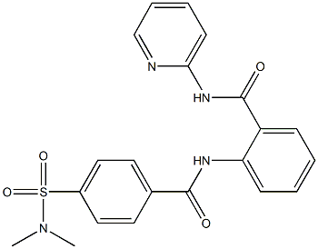 632301-16-7 2-({4-[(dimethylamino)sulfonyl]benzoyl}amino)-N-(2-pyridinyl)benzamide