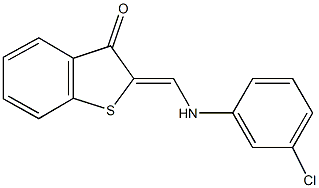 63859-09-6 2-[(3-chloroanilino)methylene]-1-benzothiophen-3(2H)-one