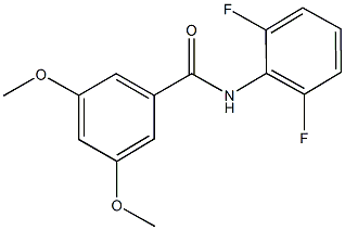 N-(2,6-difluorophenyl)-3,5-dimethoxybenzamide 化学構造式