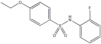 640718-65-6 4-ethoxy-N-(2-fluorophenyl)benzenesulfonamide