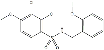 641602-78-0 2,3-dichloro-4-methoxy-N-(2-methoxybenzyl)benzenesulfonamide