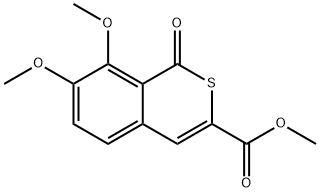 methyl 7,8-dimethoxy-1-oxo-1H-isothiochromene-3-carboxylate Structure