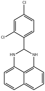 2-(2,4-dichlorophenyl)-2,3-dihydro-1H-perimidine Struktur