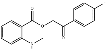 2-(4-fluorophenyl)-2-oxoethyl 2-(methylamino)benzoate|