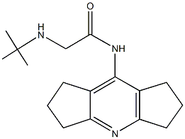 2-(tert-butylamino)-N-(1,2,3,5,6,7-hexahydrodicyclopenta[b,e]pyridin-8-yl)acetamide Struktur