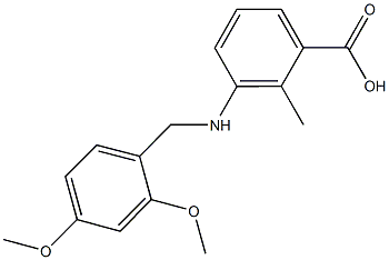 656814-82-3 3-[(2,4-dimethoxybenzyl)amino]-2-methylbenzoic acid