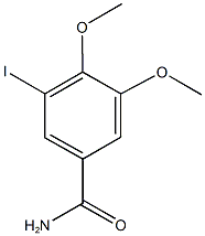 3-iodo-4,5-dimethoxybenzamide 结构式
