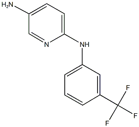 N-(5-amino-2-pyridinyl)-N-[3-(trifluoromethyl)phenyl]amine 结构式