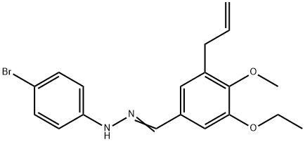 662163-02-2 3-allyl-5-ethoxy-4-methoxybenzaldehyde (4-bromophenyl)hydrazone