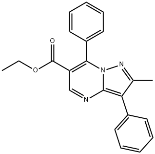ethyl 2-methyl-3,7-diphenylpyrazolo[1,5-a]pyrimidine-6-carboxylate|