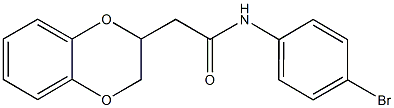 N-(4-bromophenyl)-2-(2,3-dihydro-1,4-benzodioxin-2-yl)acetamide Structure