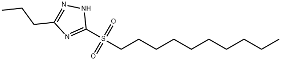 3-(decylsulfonyl)-5-propyl-1H-1,2,4-triazole Structure