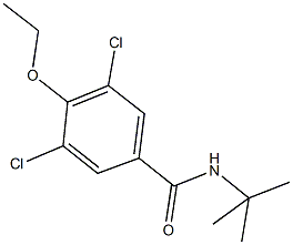 N-(tert-butyl)-3,5-dichloro-4-ethoxybenzamide Structure
