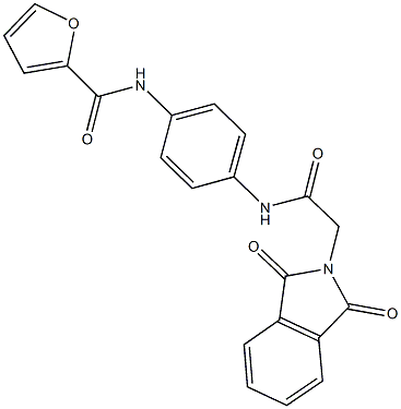 N-(4-{[2-(1,3-dioxo-1,3-dihydro-2H-isoindol-2-yl)acetyl]amino}phenyl)-2-furamide