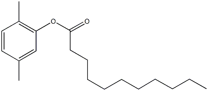 2,5-dimethylphenyl undecanoate Struktur
