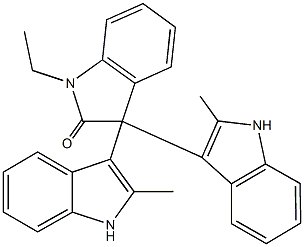 666819-26-7 3,3-bis(2-methyl-1H-indol-3-yl)-1-ethyl-1,3-dihydro-2H-indol-2-one