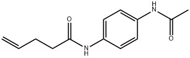 N-[4-(acetylamino)phenyl]-4-pentenamide Struktur