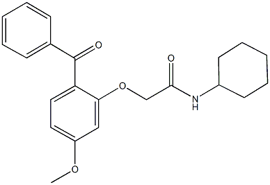 667408-69-7 2-(2-benzoyl-5-methoxyphenoxy)-N-cyclohexylacetamide