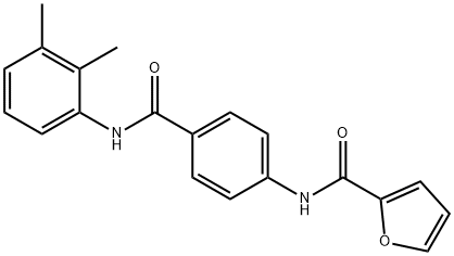 N-{4-[(2,3-dimethylanilino)carbonyl]phenyl}-2-furamide Structure
