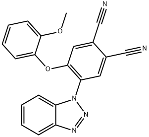 667439-14-7 4-(1H-1,2,3-benzotriazol-1-yl)-5-(2-methoxyphenoxy)phthalonitrile