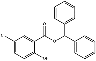 benzhydryl 5-chloro-2-hydroxybenzoate Struktur