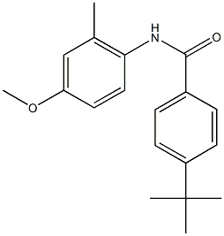 4-tert-butyl-N-(4-methoxy-2-methylphenyl)benzamide Structure