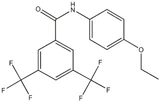 N-(4-ethoxyphenyl)-3,5-bis(trifluoromethyl)benzamide Structure