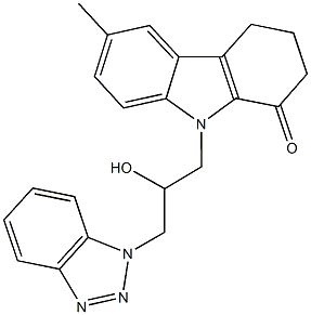 667891-01-2 9-[3-(1H-1,2,3-benzotriazol-1-yl)-2-hydroxypropyl]-6-methyl-2,3,4,9-tetrahydro-1H-carbazol-1-one