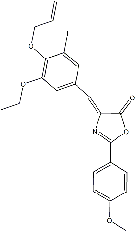 4-[4-(allyloxy)-3-ethoxy-5-iodobenzylidene]-2-(4-methoxyphenyl)-1,3-oxazol-5(4H)-one|