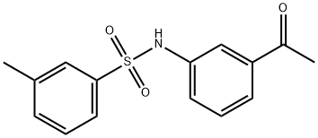 N-(3-acetylphenyl)-3-methylbenzenesulfonamide Structure