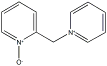 1-[(1-oxido-2-pyridinyl)methyl]pyridinium Struktur