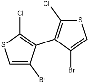 3,3'-bis[4-bromo-2-chlorothiophene] Structure