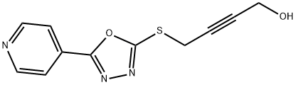 669715-33-7 4-[(5-pyridin-4-yl-1,3,4-oxadiazol-2-yl)sulfanyl]but-2-yn-1-ol