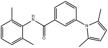 N-(2,6-dimethylphenyl)-3-(2,5-dimethyl-1H-pyrrol-1-yl)benzamide,669740-63-0,结构式