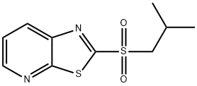 2-(isobutylsulfonyl)[1,3]thiazolo[5,4-b]pyridine Structure