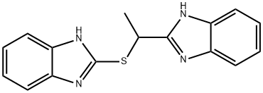 1H-benzimidazol-2-yl 1-(1H-benzimidazol-2-yl)ethyl sulfide Structure