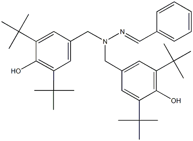 benzaldehyde bis(3,5-ditert-butyl-4-hydroxybenzyl)hydrazone|