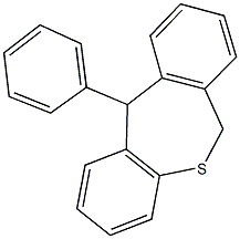 11-phenyl-6,11-dihydrodibenzo[b,e]thiepine Struktur