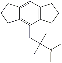 1-(1,2,3,5,6,7-hexahydro-s-indacen-4-yl)-N,N,2-trimethyl-2-propanamine 结构式